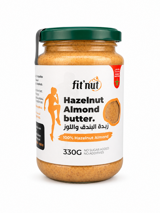 03- Hazelnut Almond butter 100% زبدة البندق و اللوز